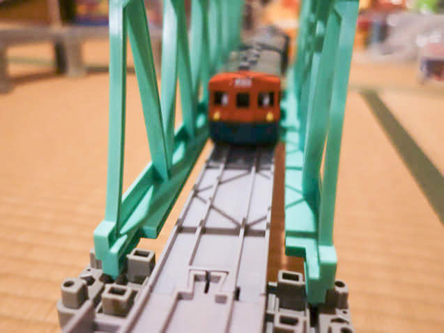 プラレールの高架レールと大鉄橋セットを再現してみた
